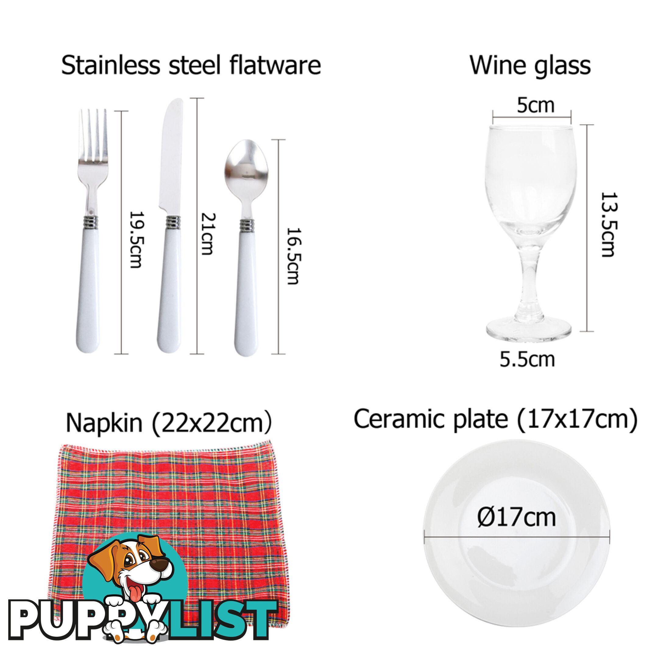 4 Person Picnic Basket Set w/ Cooler Bag Blanket