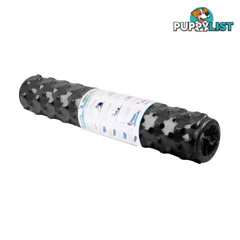 Yoga Gym Pilates EVA Stick Foam Roller Black 79 x 13cm