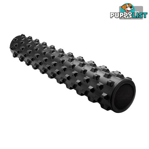 Yoga Gym Pilates EVA Stick Foam Roller Black 79 x 13cm