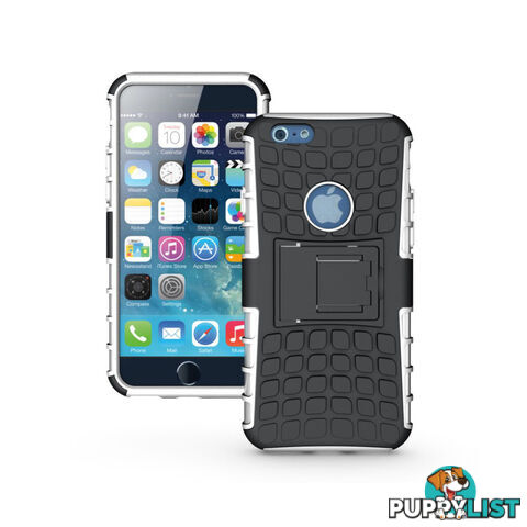 Rugged Heavy Duty Case Cover Accessories White For iPhone 6 4.7 inch