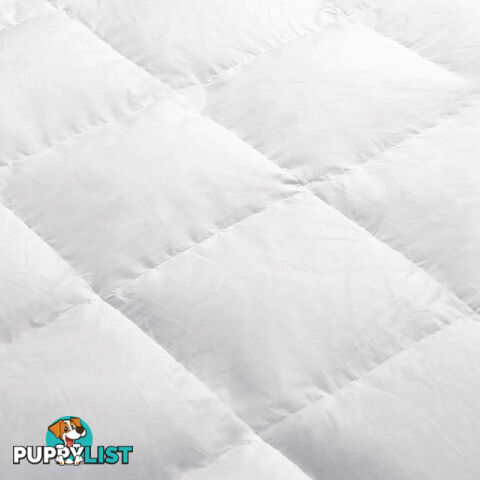 Premium Goose Feathers Down Quilt 500GSM All Season Doona Blanket Queen Size