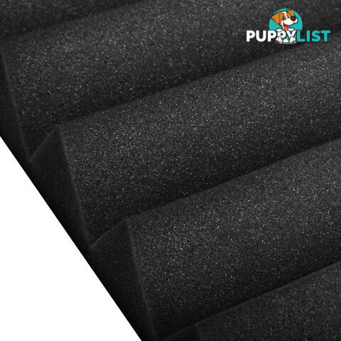 Set of 20 Studio Wedge Acoustic Foam Black 30 x 30cm