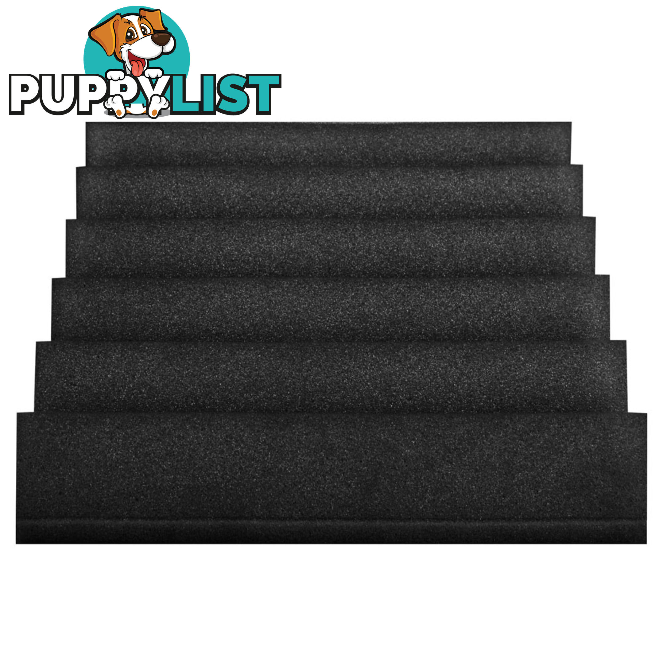 Set of 20 Studio Wedge Acoustic Foam Black 30 x 30cm