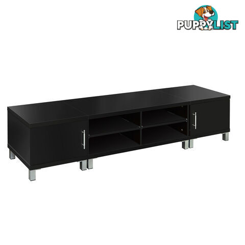 TV Stand Entertainment Unit Lowline Cabinet Drawer Black