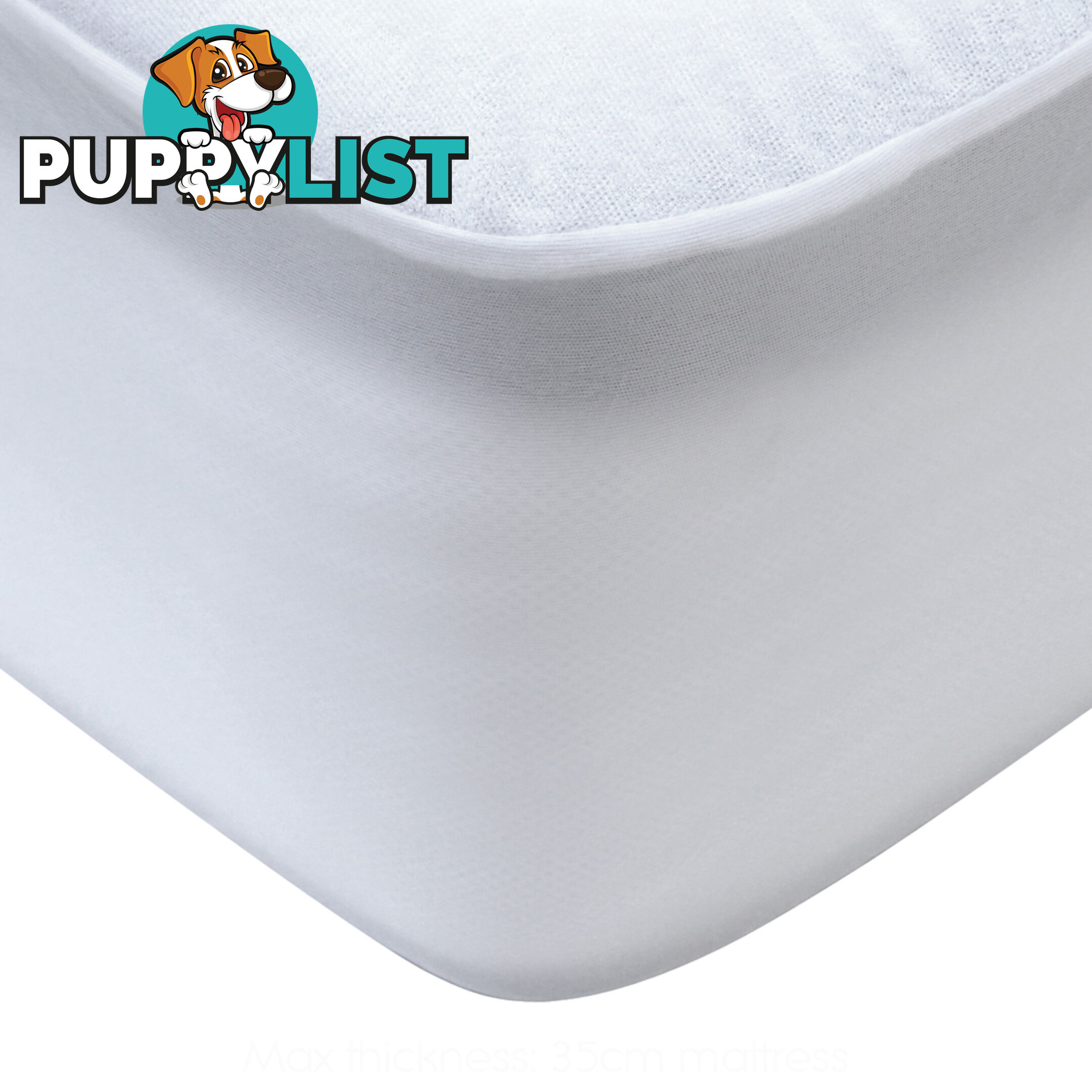 Queen Size Waterproof Bamboo Fibre Mattress Protector Fitted Fabric Bed Cover