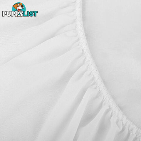 Queen Size Waterproof Bamboo Fibre Mattress Protector Fitted Fabric Bed Cover