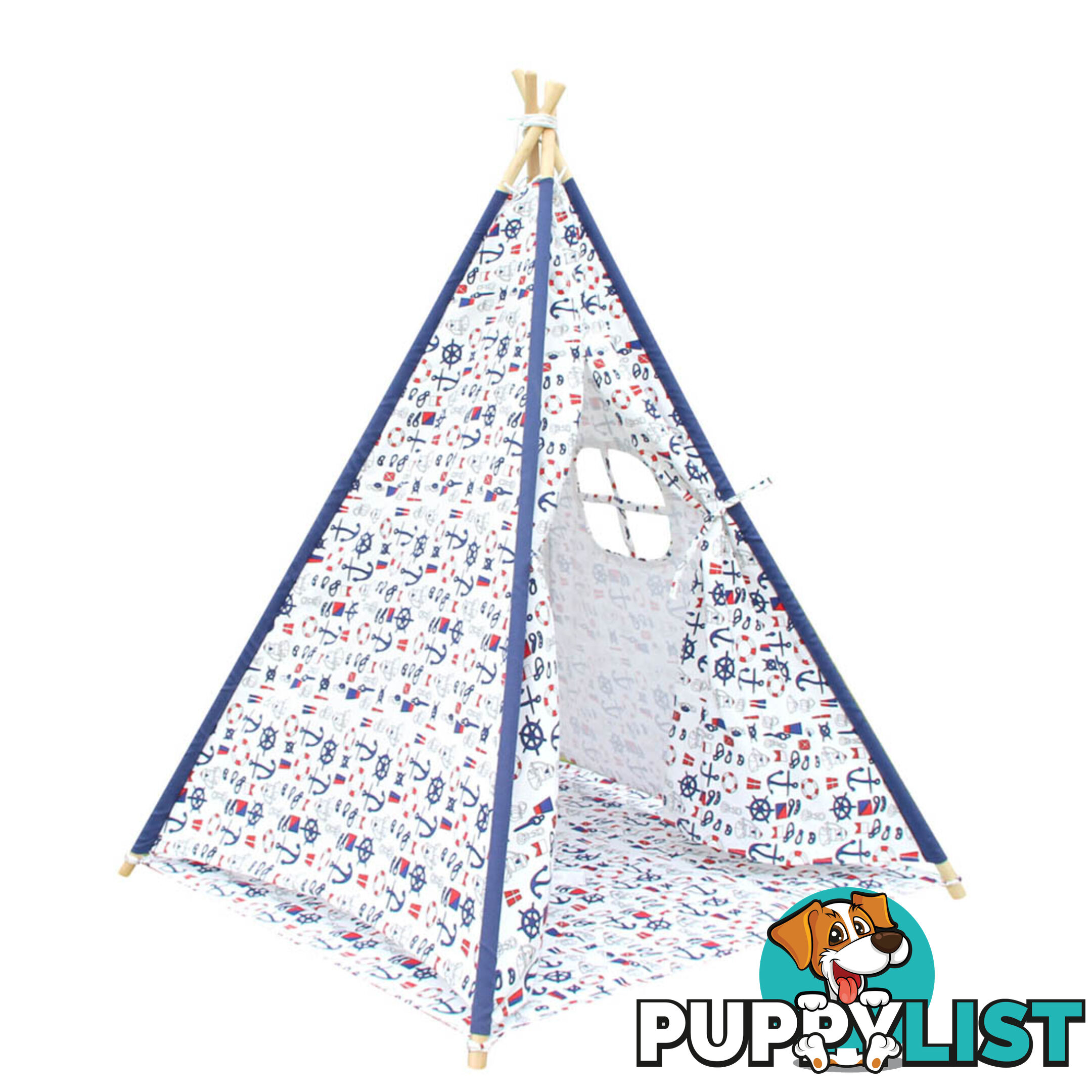 Kids Outdoor Indoor Play Tent Children Canvas Teepee Pretend Playhouse Tipi