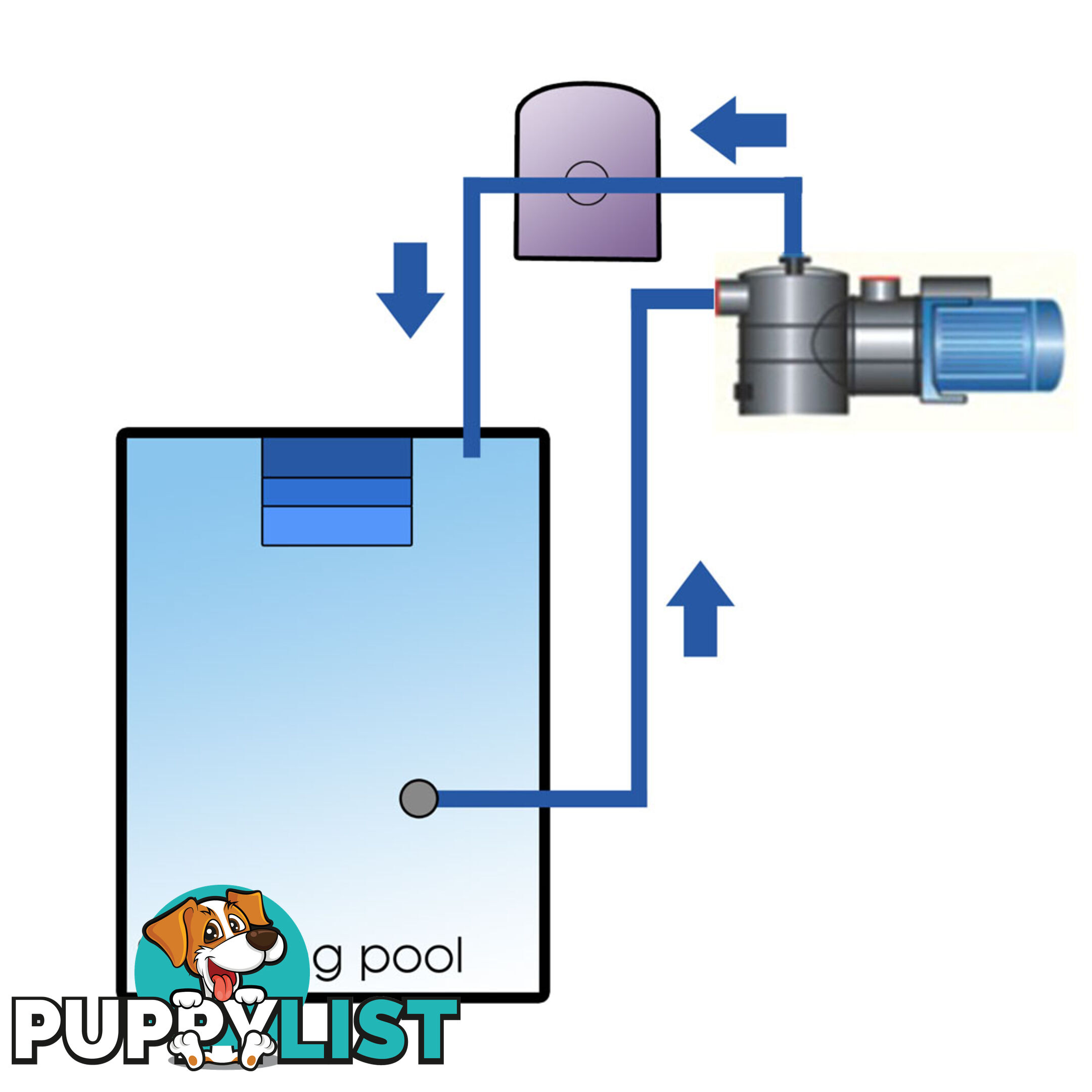 1200w Swimming Pool Pump 23000L/hour