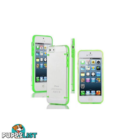 Clear Transparent Hard Case Cover Accessories Green For iPhone 6 Plus 5.5 inch