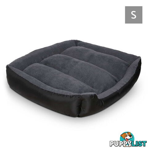 Luxury Waterproof Dog Bed Pet Cat Soft Warm Cushion Fleece Lined Beds Small