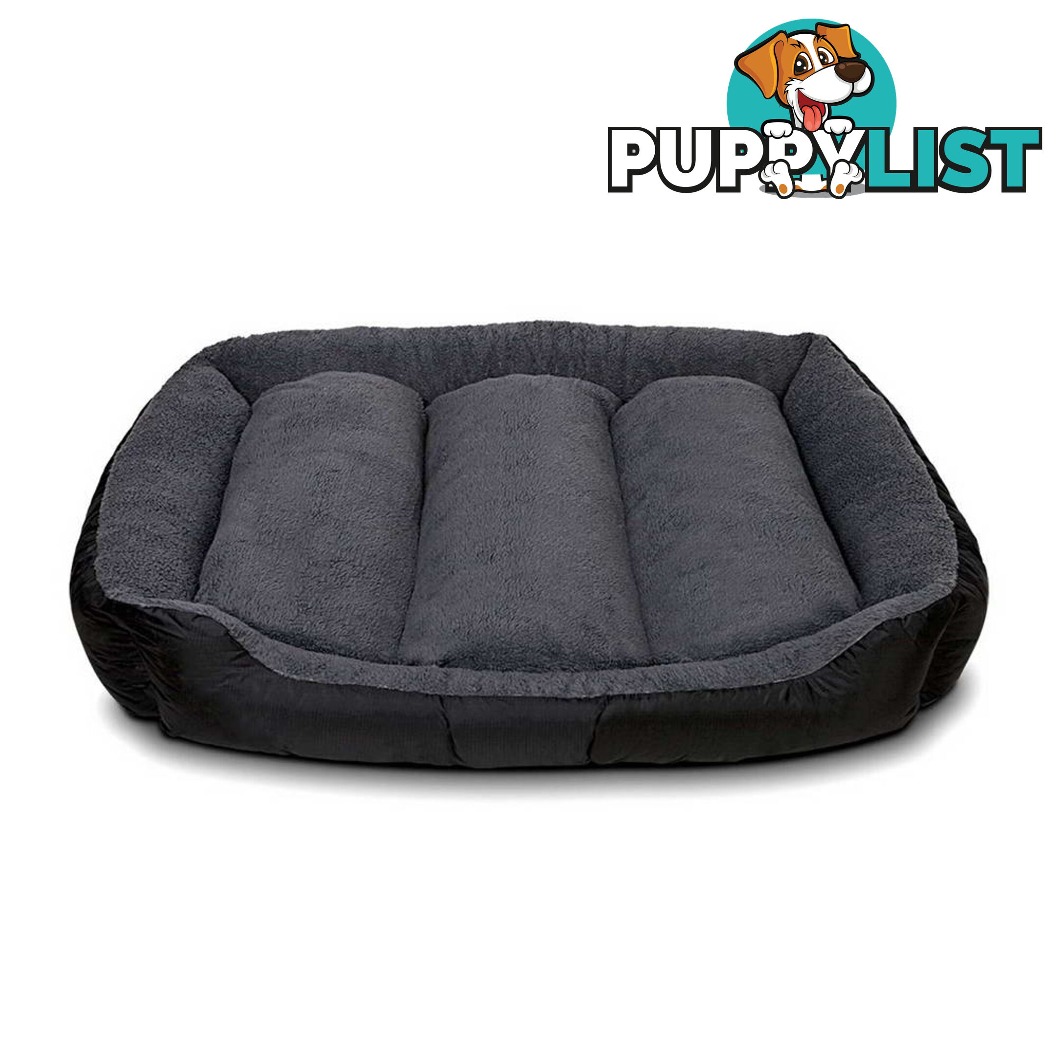 Luxury Waterproof Dog Bed Pet Cat Soft Warm Cushion Fleece Lined Beds Small