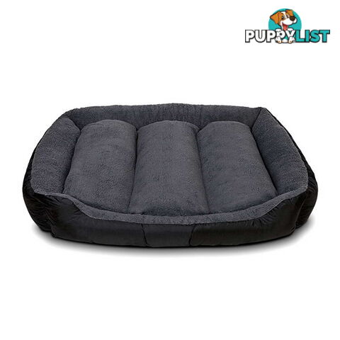 Luxury Waterproof Dog Bed Pet Cat Soft Warm Cushion Fleece Lined Beds Small