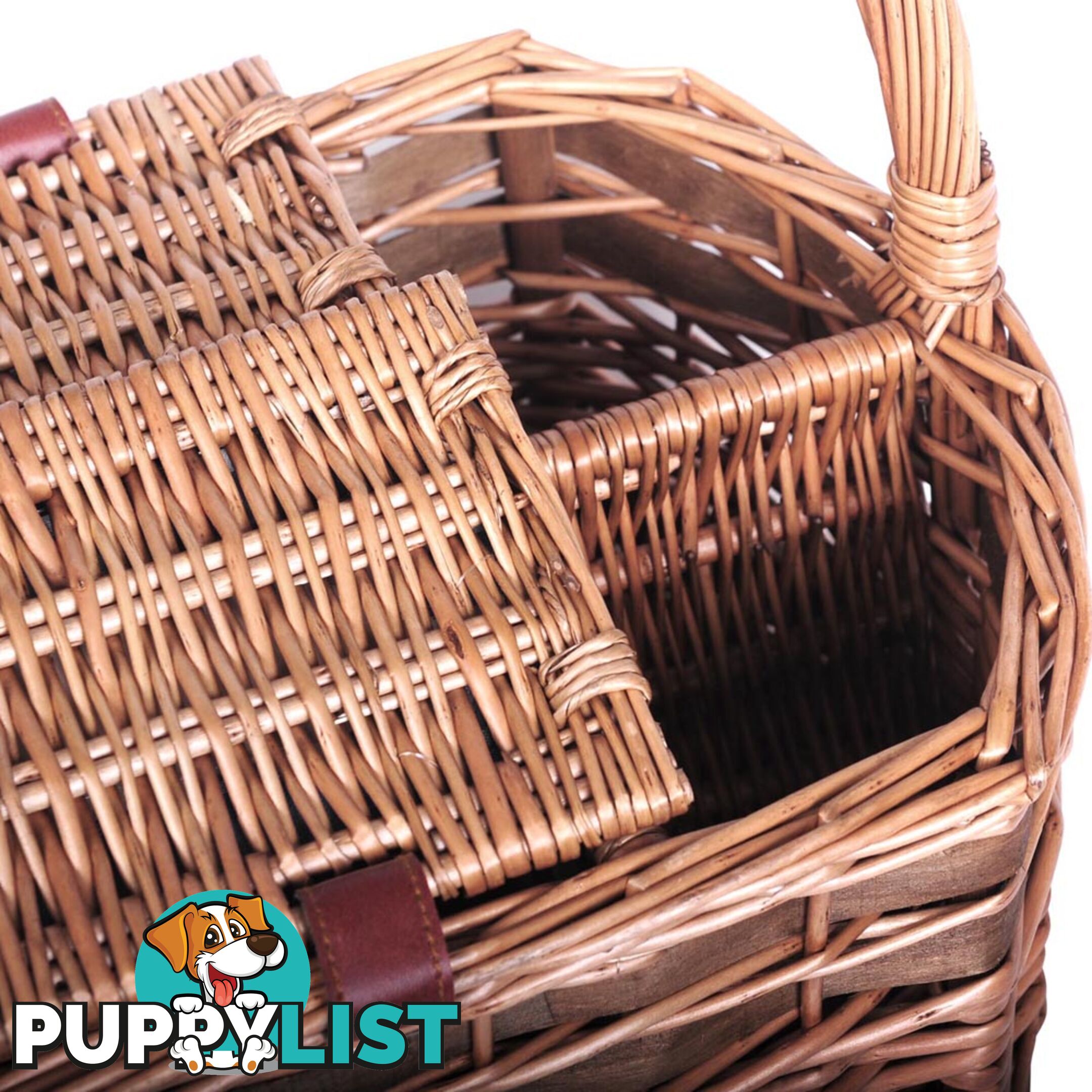 4 Person Picnic Basket Set with Blanket Black