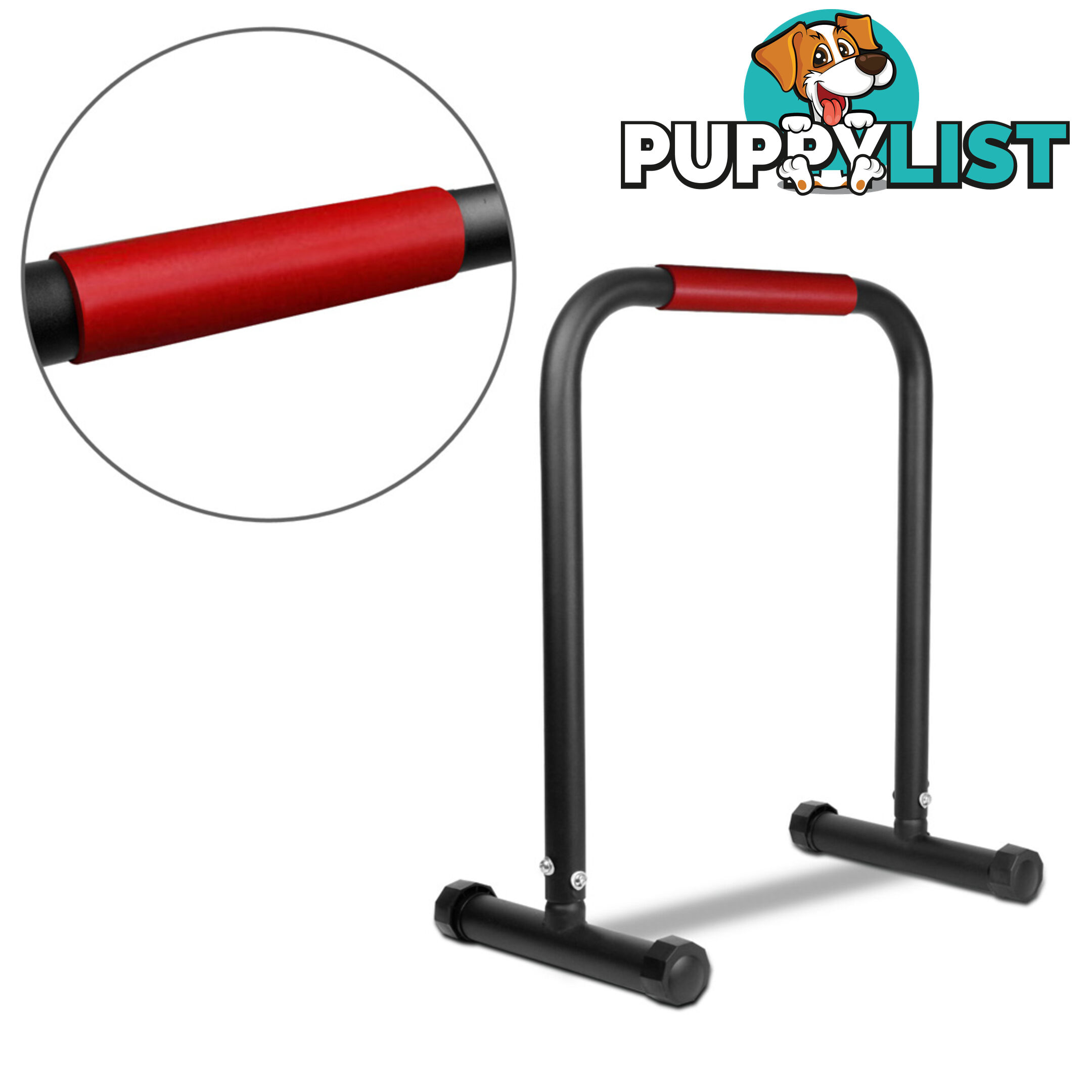 Fitness Chin Up Dip Parallel Bars Black