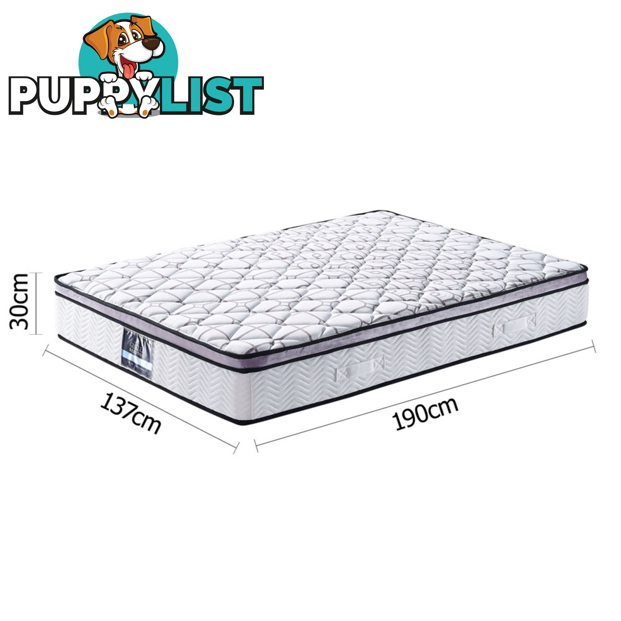 Cool Gel Memory Foam Mattress Euro Top Pocket Spring Air Mesh Bed Double