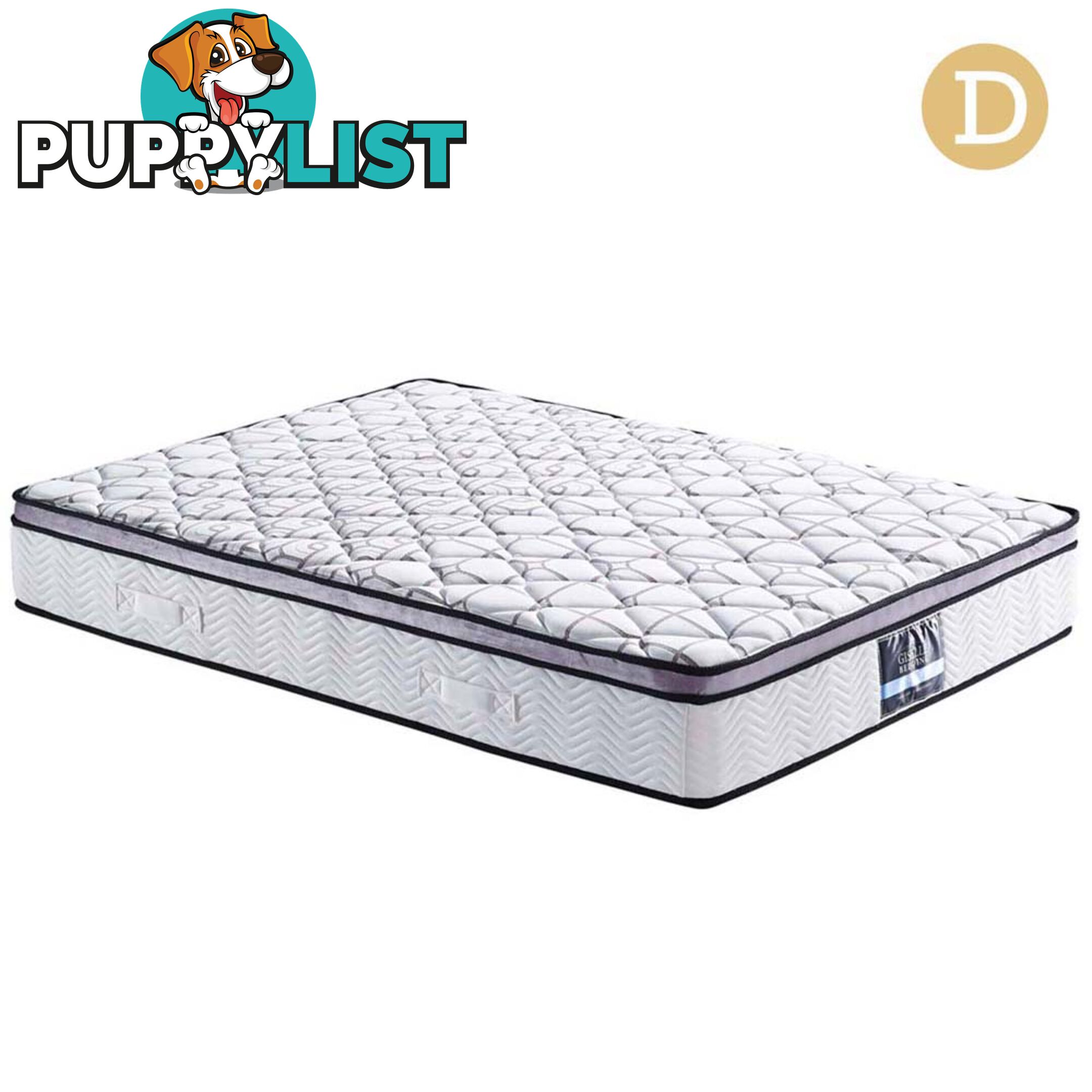 Cool Gel Memory Foam Mattress Euro Top Pocket Spring Air Mesh Bed Double