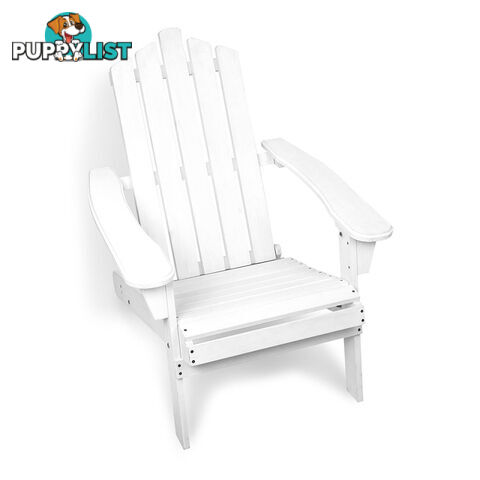 Quality Adirondack Wooden Chair Foldable Garden Outdoor Beach Deck Furniture