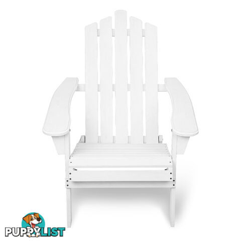 Quality Adirondack Wooden Chair Foldable Garden Outdoor Beach Deck Furniture