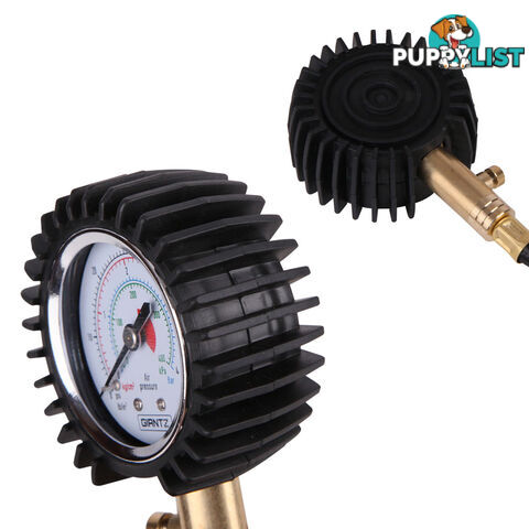 2-IN-1 Tyre Gauge & Deflator Black