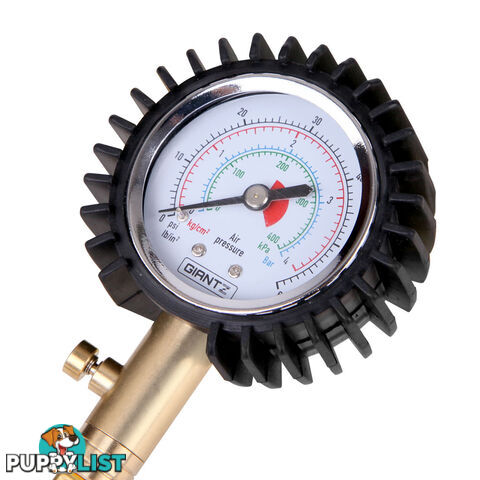 2-IN-1 Tyre Gauge & Deflator Black