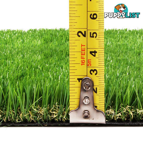 Artificial Grass 10 SQM Polyethylene Lawn Flooring 20mm Olive