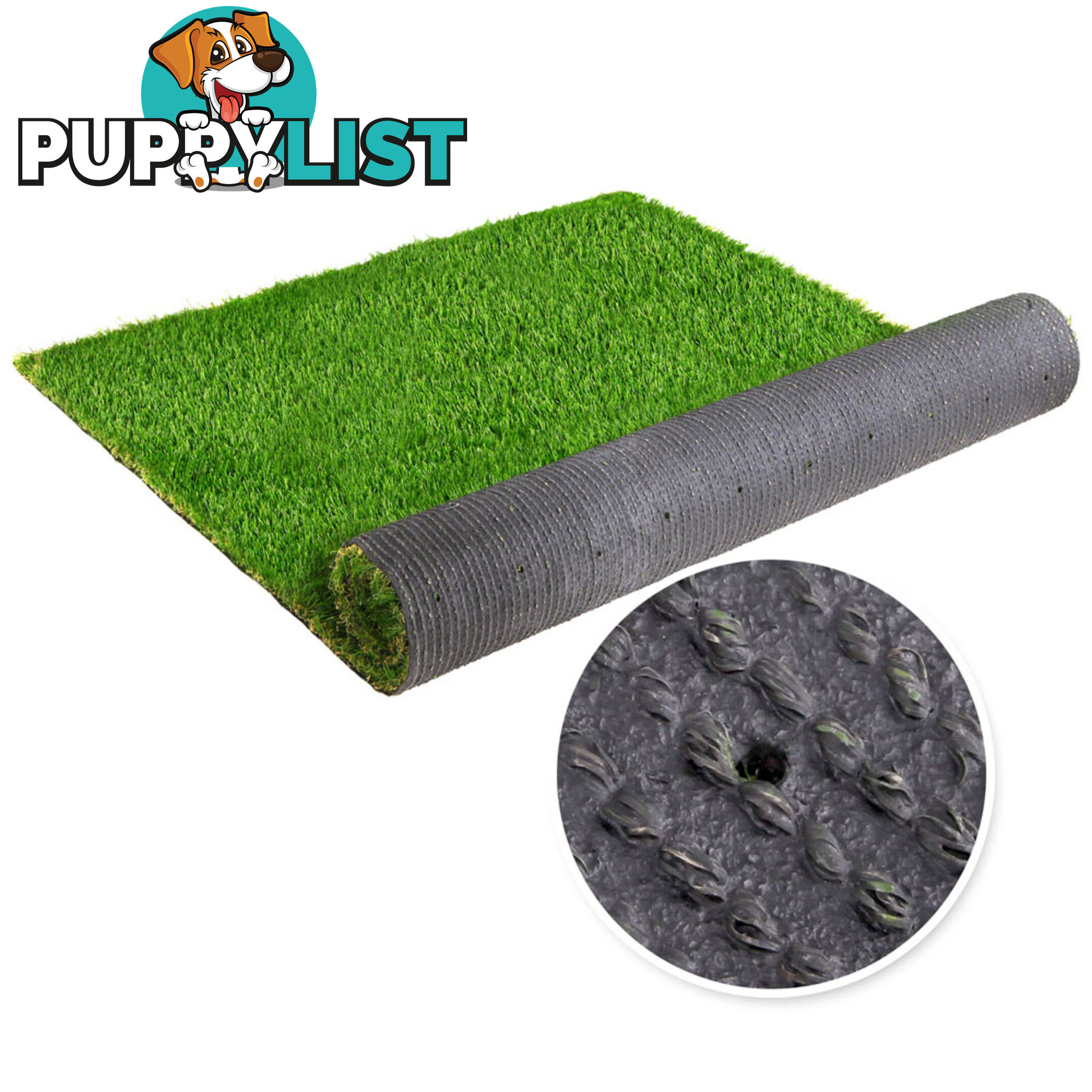 Artificial Grass 10 SQM Polyethylene Lawn Flooring 20mm Olive