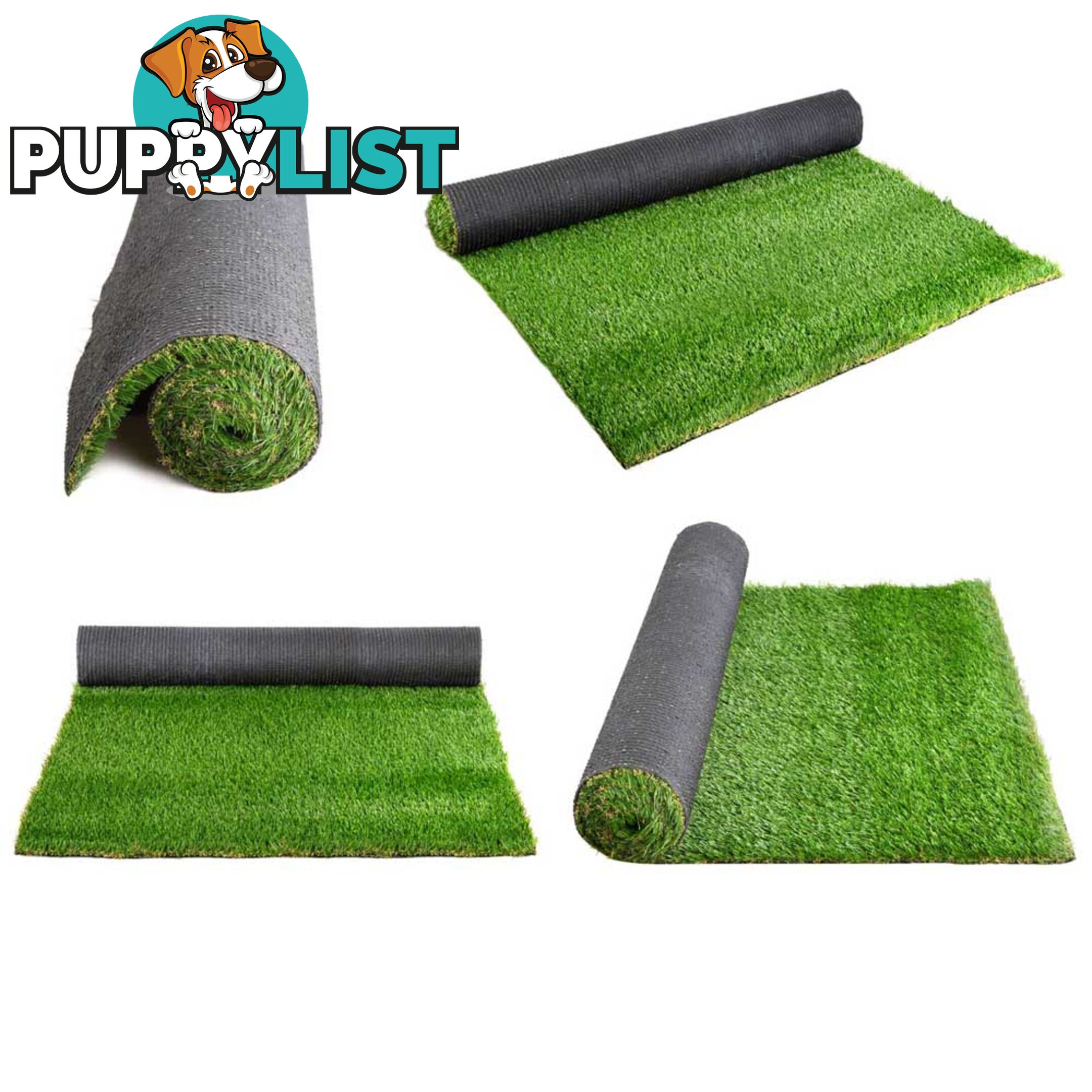 Artificial Grass 10 SQM Polyethylene Lawn Flooring 20mm Olive