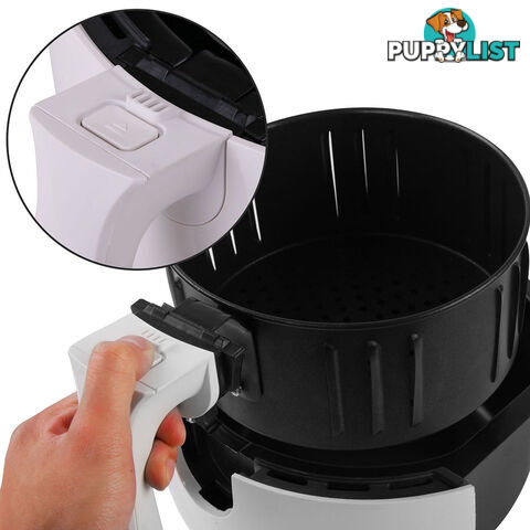 2.2L Air Fryer Low Fat Oil Less Deep Cooker Fast Healthy White