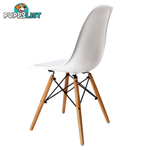 Set of 2 Dining Chair White