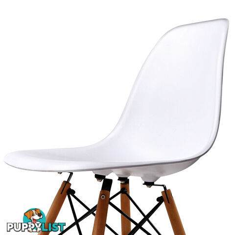 Set of 2 Dining Chair White