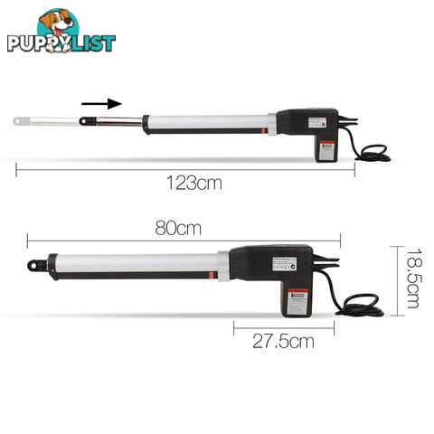 Automatic 2 Arm Swing Gate Opener with 2 Remote Controls