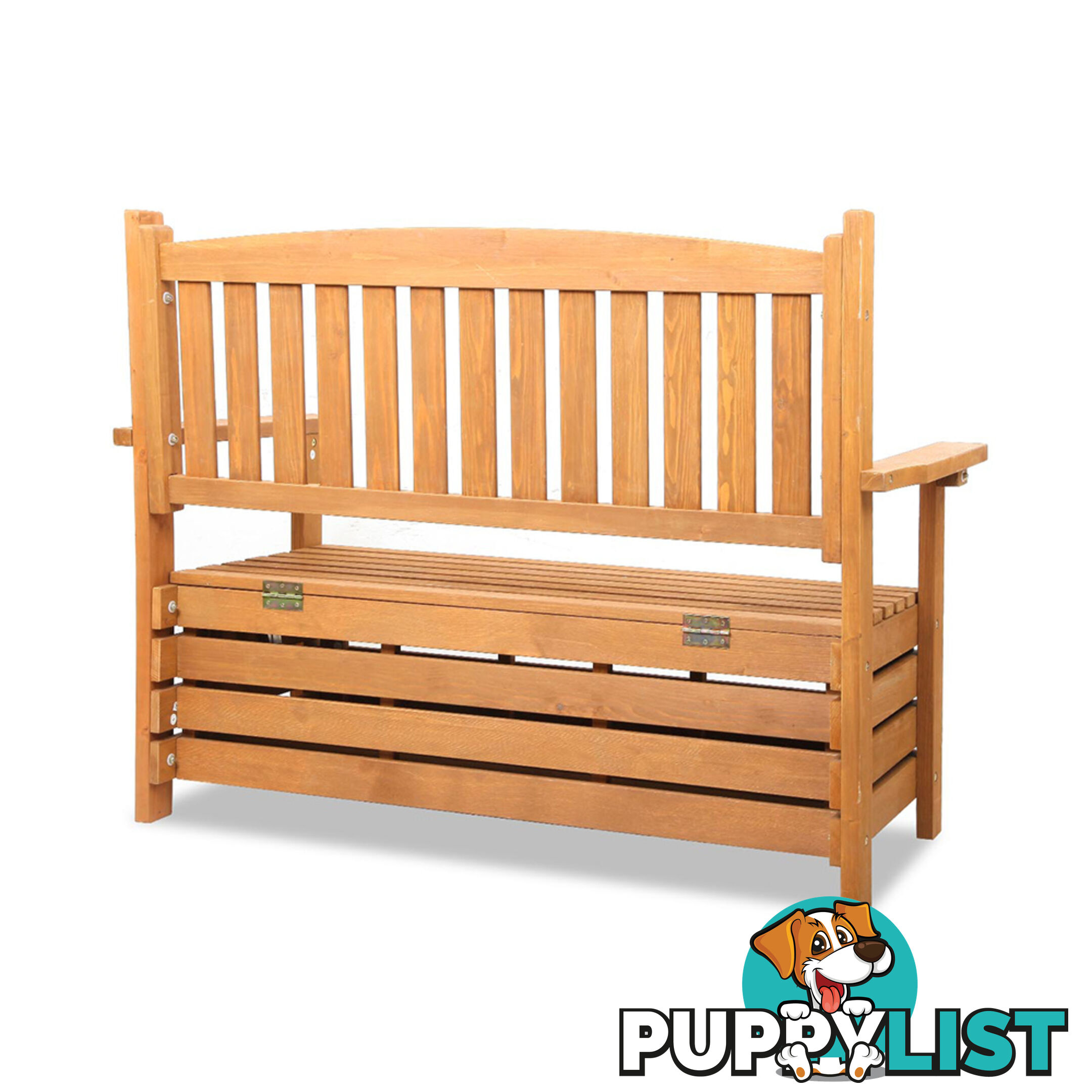 Wooden Outdoor Storage Bench