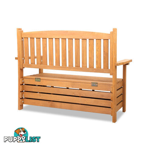 Wooden Outdoor Storage Bench