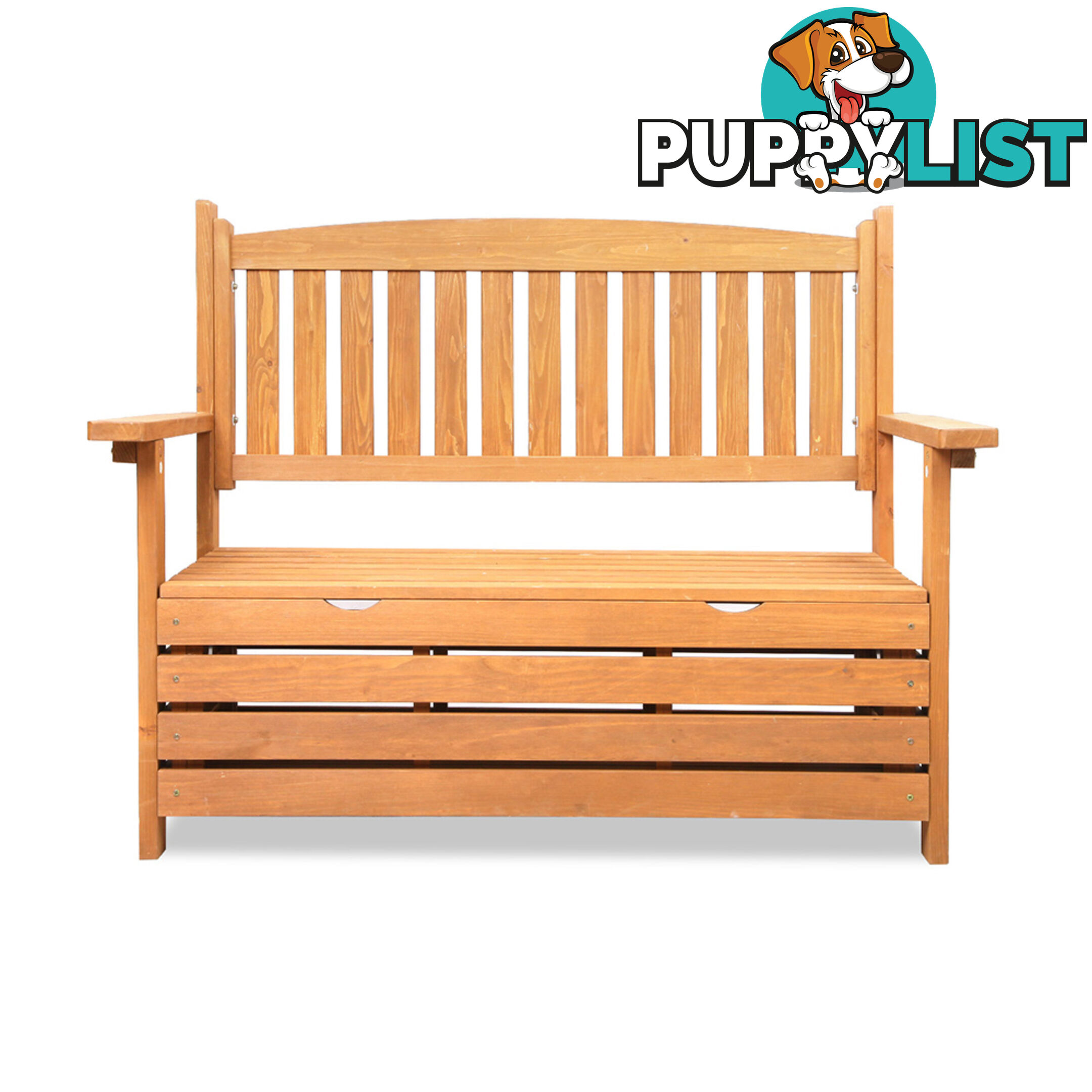 Wooden Outdoor Storage Bench