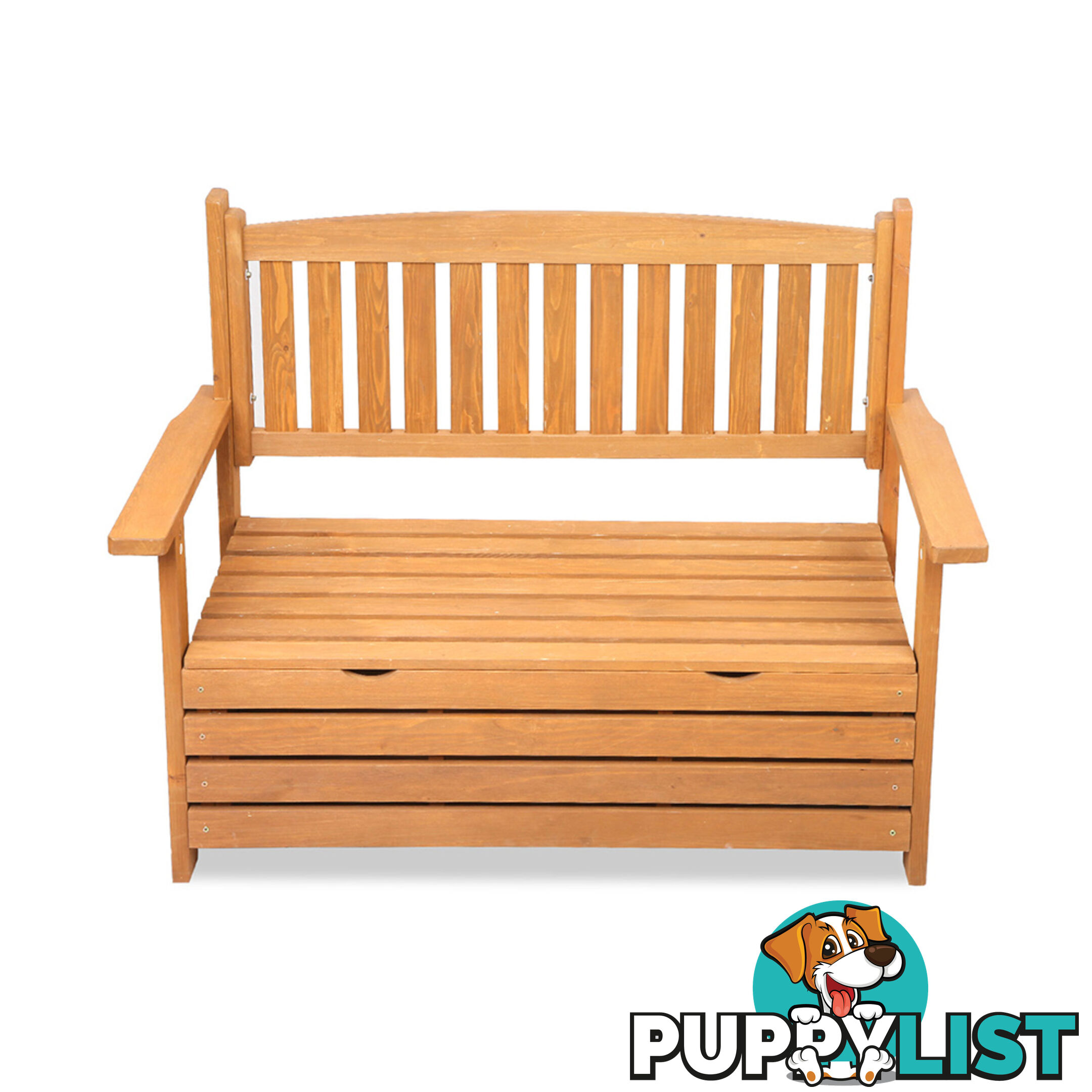 Wooden Outdoor Storage Bench