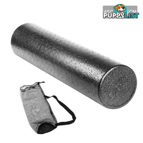 45cm EPP Foam Roller Yoga Gym Pilates Physio Stick Exercise Back Massage Black