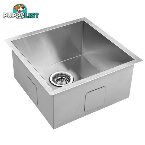 Handmade Stainless Steel Kitchen Laundry Sink Undermount Topmount 440 x 440 mm