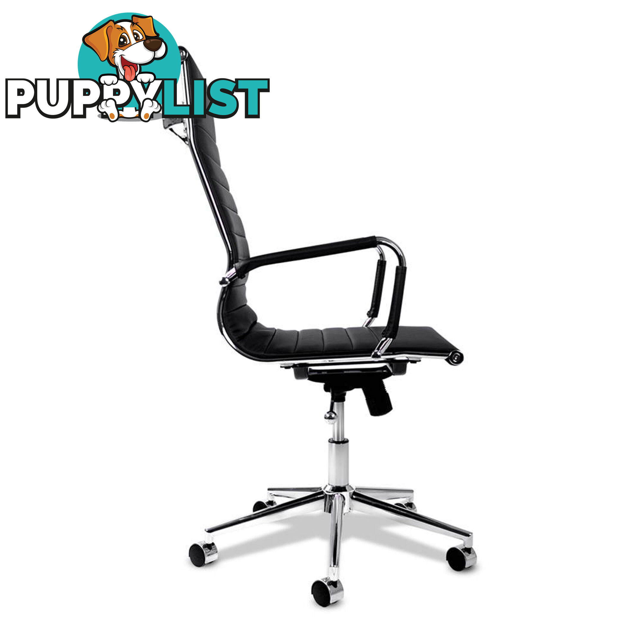 PU Leather High Back Executive Computer Office Chair Eames Replica Black