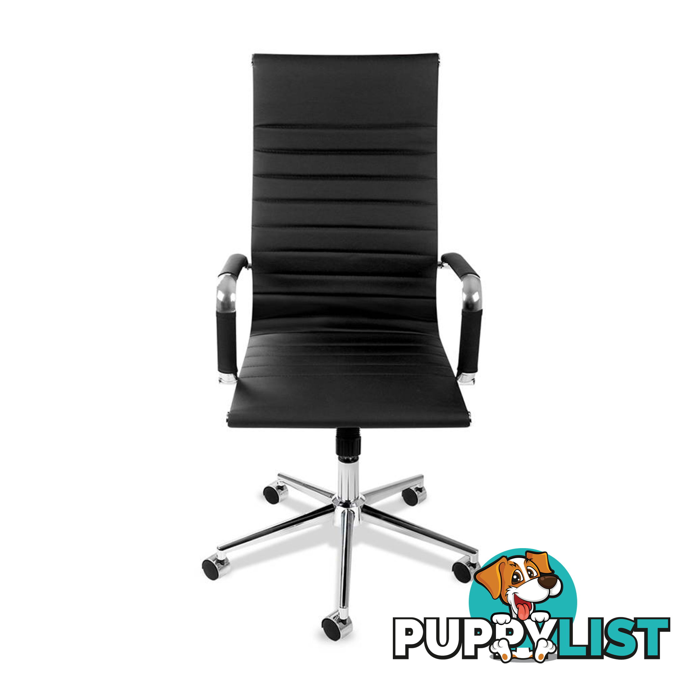 PU Leather High Back Executive Computer Office Chair Eames Replica Black