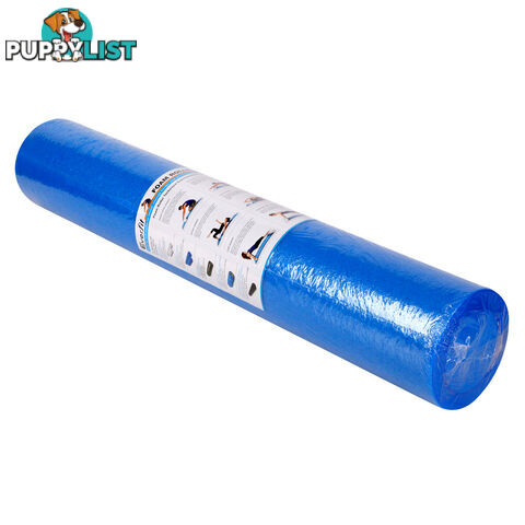 90cm EPE Foam Roller Yoga Gym Pilates Physio Stick Exercise Back Massage Blue