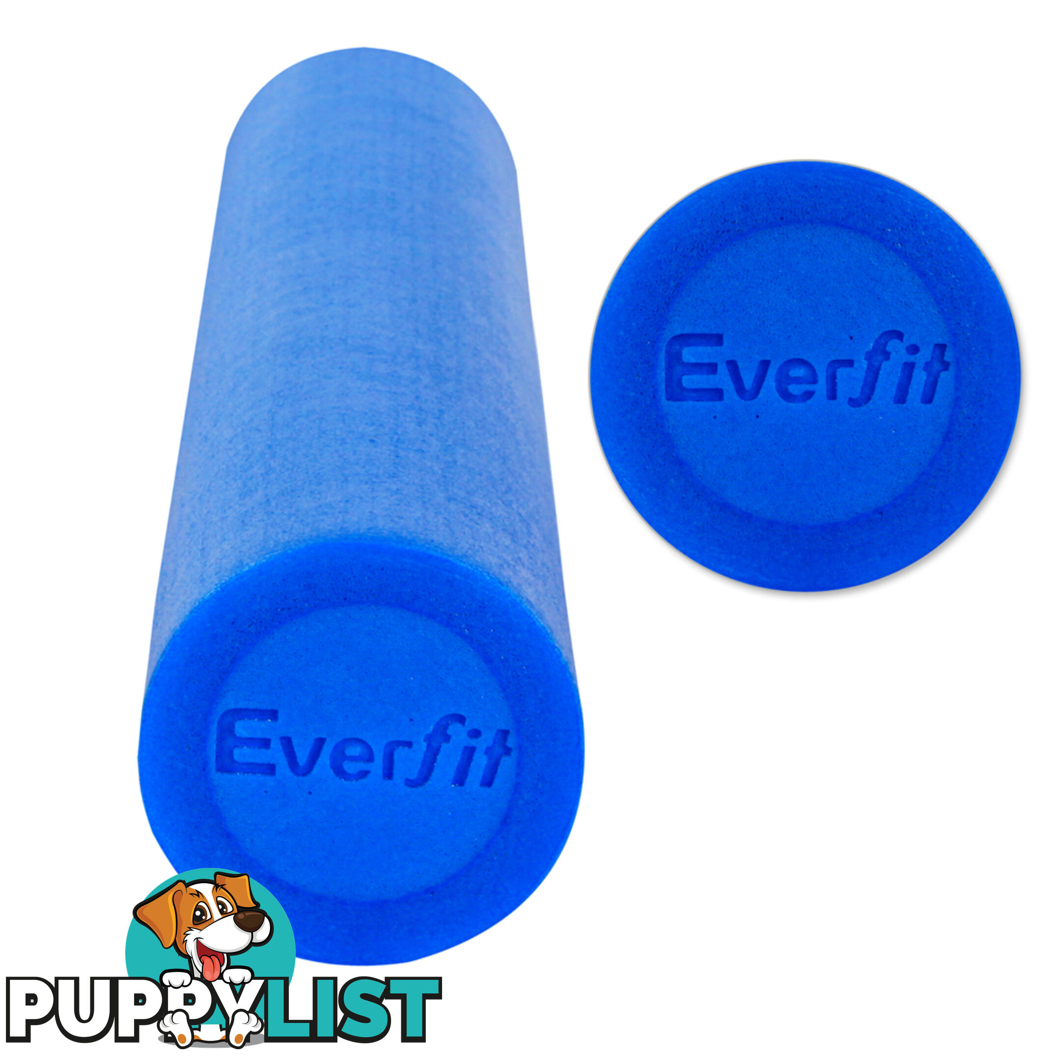 90cm EPE Foam Roller Yoga Gym Pilates Physio Stick Exercise Back Massage Blue