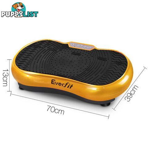 Slim Vibration Plate 1000W Exercise Fitness Massage Body Shape Power Plate Gold