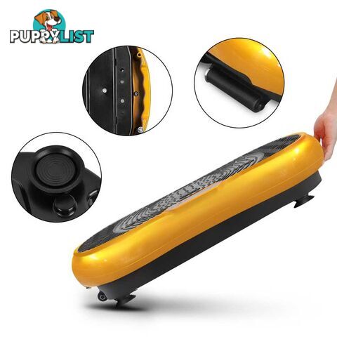 Slim Vibration Plate 1000W Exercise Fitness Massage Body Shape Power Plate Gold