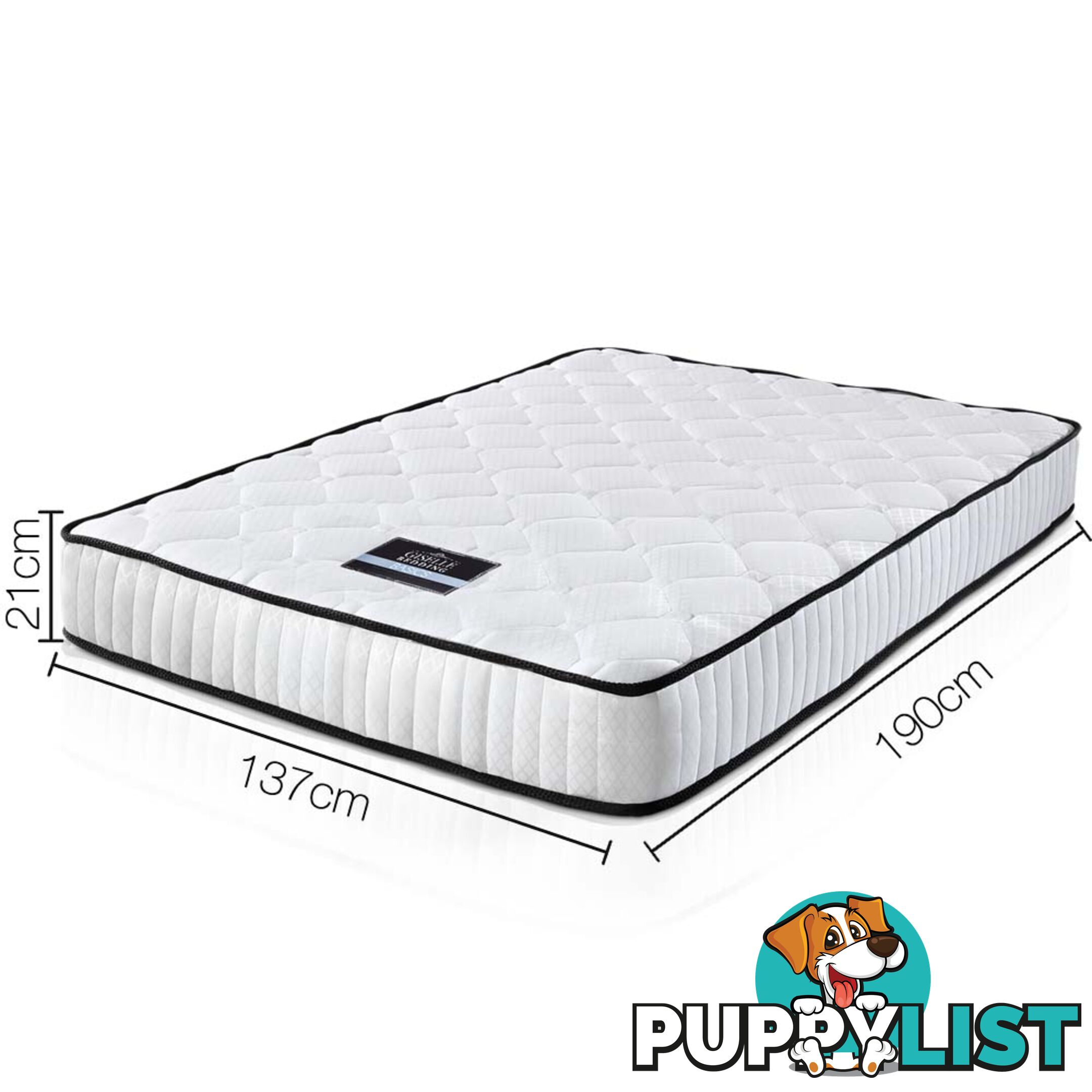 High Density Foam Pocket Spring Mattress 21cm Double