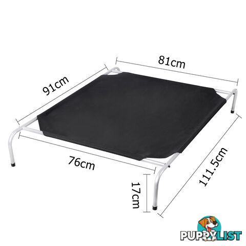 Large Heavy Duty Frame Pet Puppy Bed Dog Cat Trampoline Hammock 110 x 80cm