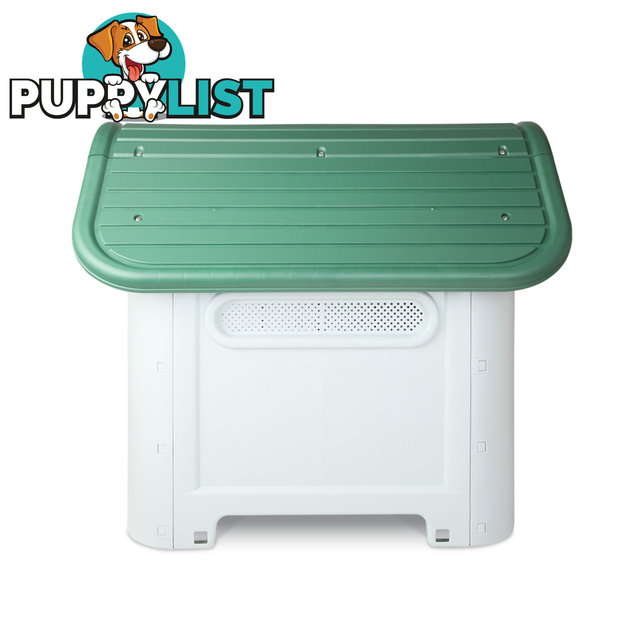 Medium Weatherproof Plastic Dog Kennel Pet Puppy Outdoor Indoor Garden Dog House