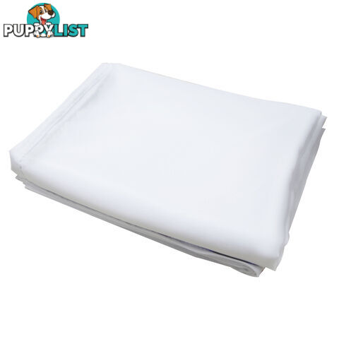 6 Pcs Wedding Table Cloth Rectangle 244cm White