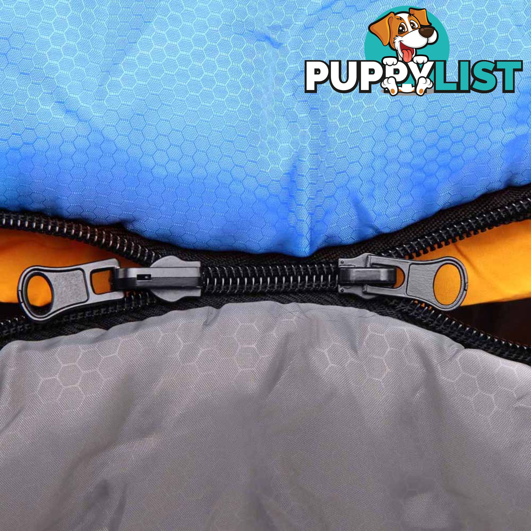 Outdoor Camping Sleeping Bag Winter Pebble Thermal Tent Hiking King Blue -15_C