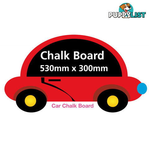 Boys Car Chalkboard - Totally Movable and Reusable