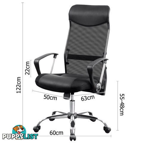 Executive Mesh Computer Chair High Back Ergonomic Office Desk Chair Black